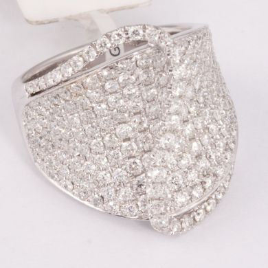 3 ct Diamond Gold Anniversary Ring